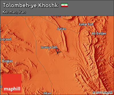 Political Map of Tolombeh-ye Khoshk