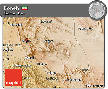 Satellite Map of Boneh