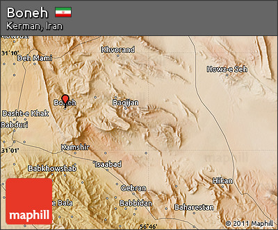 Satellite Map of Boneh