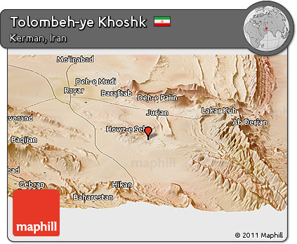 Satellite Panoramic Map of Tolombeh-ye Khoshk