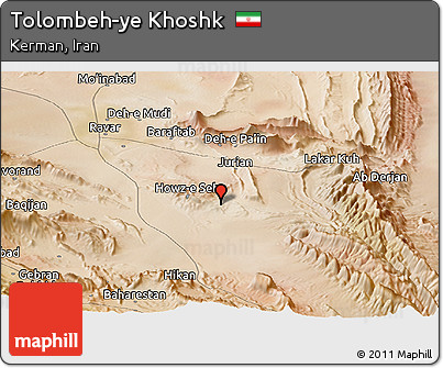 Satellite Panoramic Map of Tolombeh-ye Khoshk