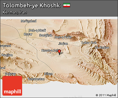 Satellite Panoramic Map of Tolombeh-ye Khoshk