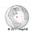 Outline Map of the Area around 31° 11' 6" N, 57° 43' 30" W, rectangular outline