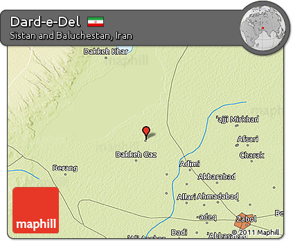 Physical 3D Map of Dard-e-Del