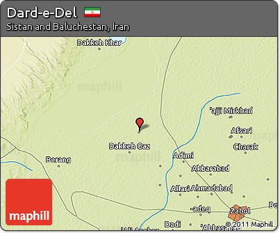 Physical 3D Map of Dard-e-Del