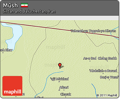Physical 3D Map of Mūsh