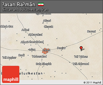 Satellite 3D Map of Ḩasan Raḩmān