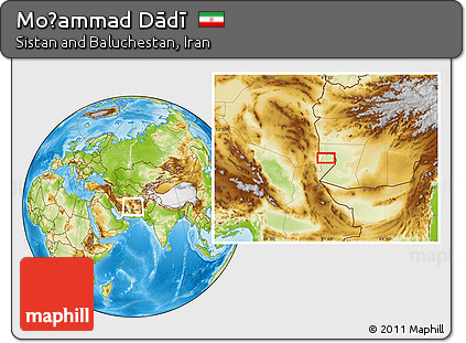 Physical Location Map of Moḩammad Dādī