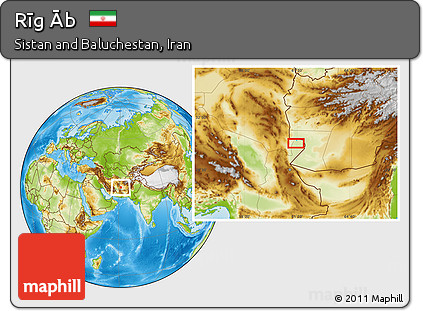 Physical Location Map of Rīg Āb