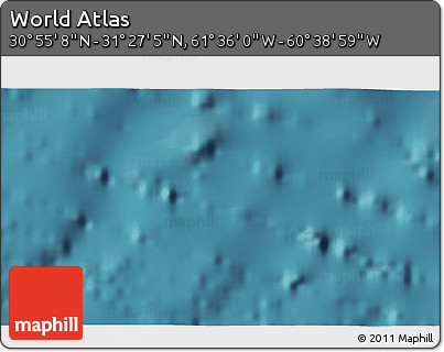 Satellite 3D Map of the Area around 31° 11' 6" N, 61° 7' 30" W