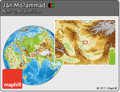 Physical Location Map of Jān Moḩammad