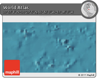 Satellite 3D Map of the Area around 31° 11' 6" N, 66° 13' 29" W