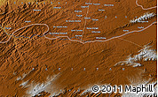 Physical Map of Kewā
