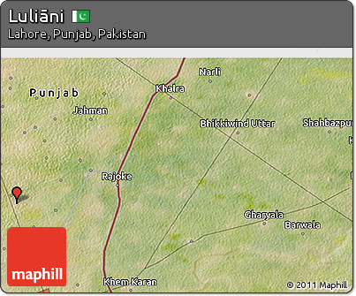 Satellite 3D Map of Luliāni