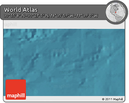 Satellite 3D Map of the Area around 31° 11' 6" N, 78° 7' 30" W
