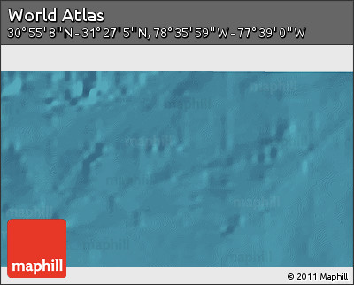 Satellite 3D Map of the Area around 31° 11' 6" N, 78° 7' 30" W