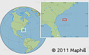 Savanna Style Location Map of the area around 31° 11' 6" N, 78° 58' 29" W