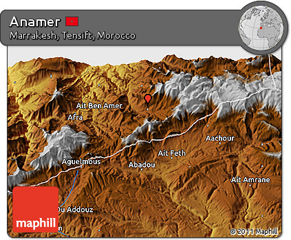 Physical 3D Map of Anamer