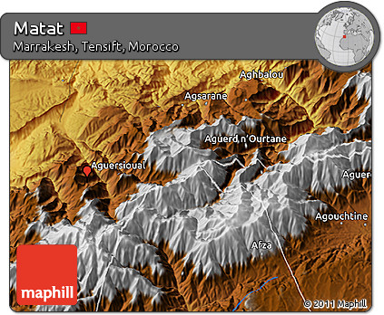 Physical 3D Map of Matat