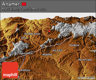 Physical 3D Map of Anamer