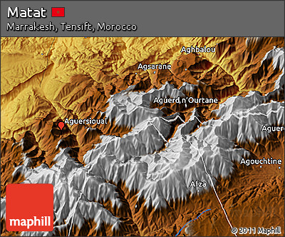 Physical 3D Map of Matat