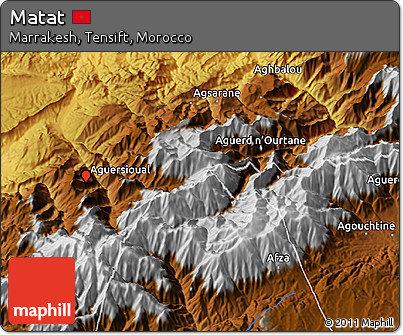 Physical 3D Map of Matat