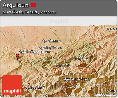 Satellite 3D Map of Arguioun