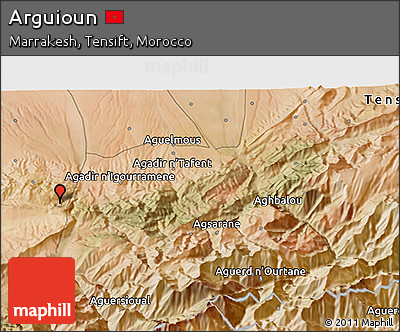 Satellite 3D Map of Arguioun