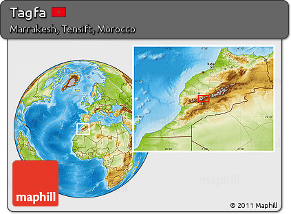 Physical Location Map of Tagfa