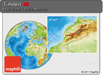 Physical Location Map of Timdest
