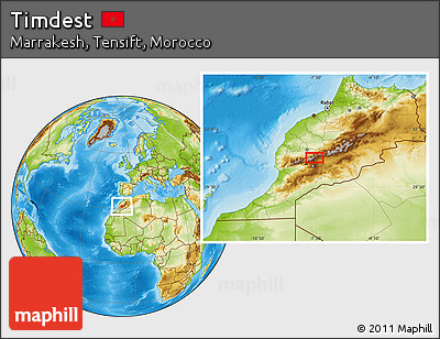 Physical Location Map of Timdest