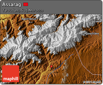 Physical Map of Assarag