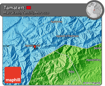 Political Map of Tamatert