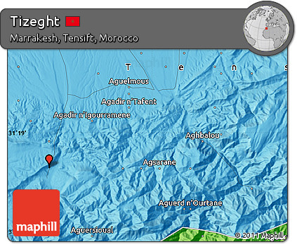 Political Map of Tizeght