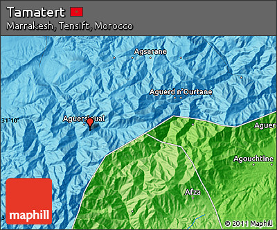 Political Map of Tamatert