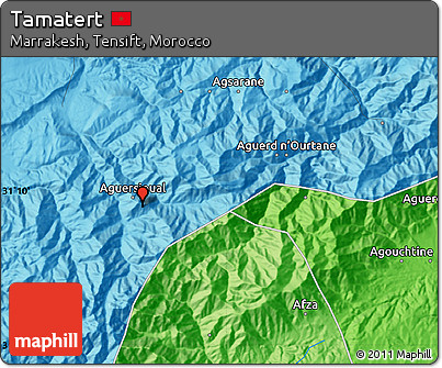 Political Map of Tamatert