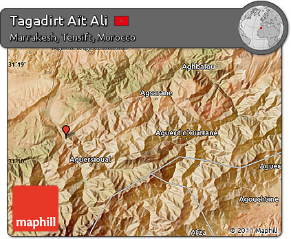 Satellite Map of Tagadirt Aït Ali