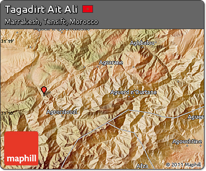 Satellite Map of Tagadirt Aït Ali
