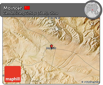 Satellite 3D Map of Moincêr