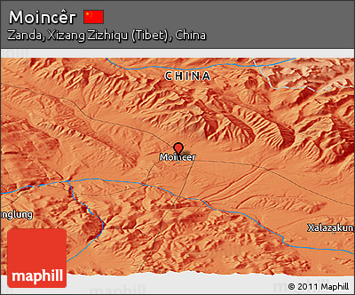 Political Panoramic Map of Moincêr