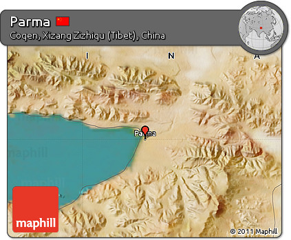 Satellite Map of Parma