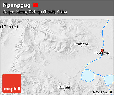 Physical 3D Map of Nganggug
