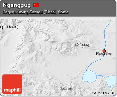 Physical 3D Map of Nganggug