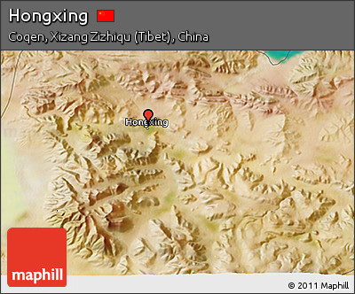 Satellite 3D Map of Hongxing