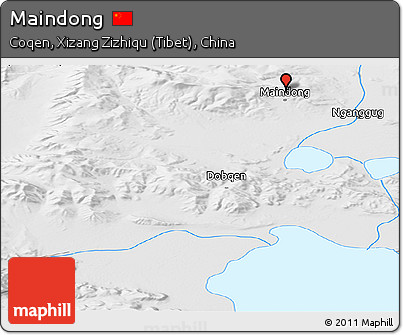 Physical Panoramic Map of Maindong