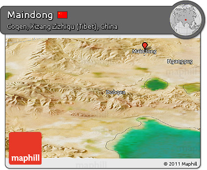 Satellite Panoramic Map of Maindong