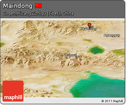 Satellite Panoramic Map of Maindong