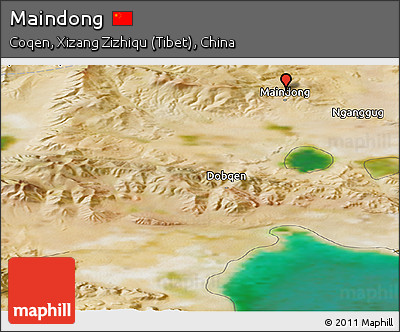 Satellite Panoramic Map of Maindong