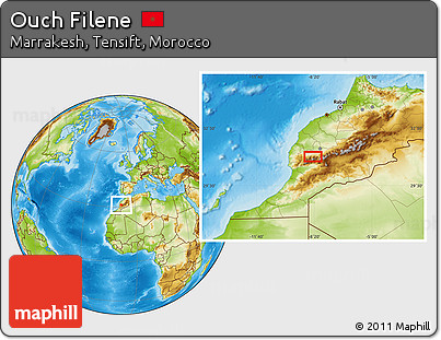 Physical Location Map of Ouch Filene