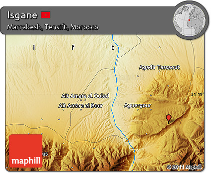 Physical Map of Isgane